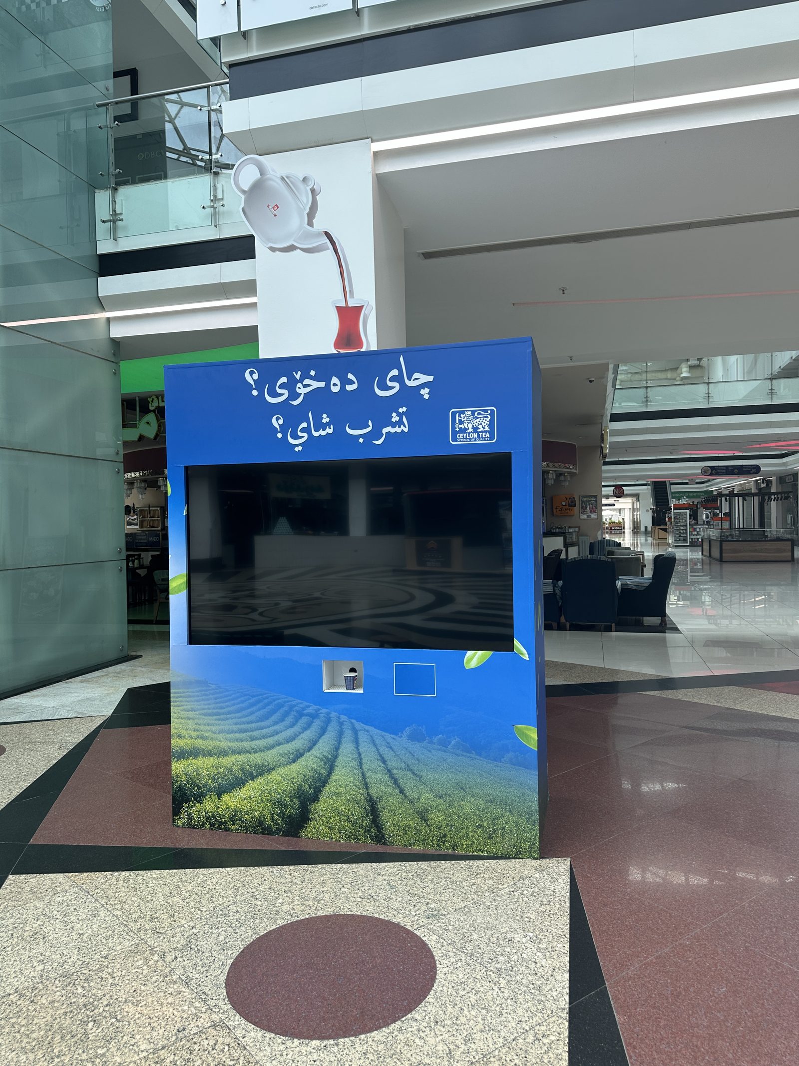 Cihan Tea Campaign Booth